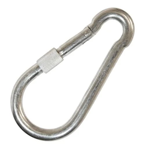 Galvanized Carabiner Snap Hook with Safety Lock