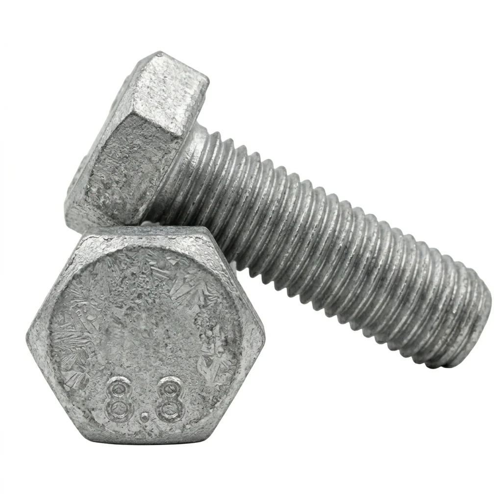 HDG Hex Bolts Grade 8.8 (DIN 933)