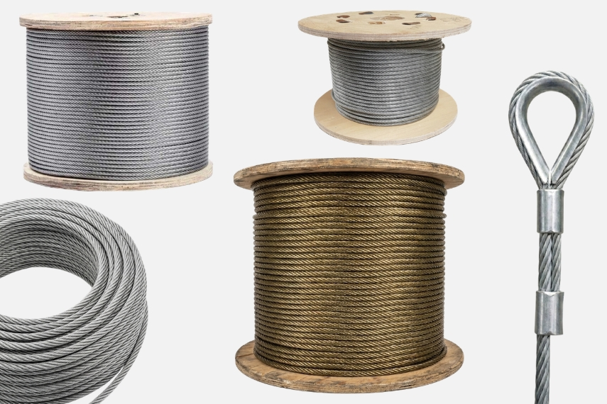 Wire Rope Dubai - Galvanized & Stainless Steel - DAH Marine